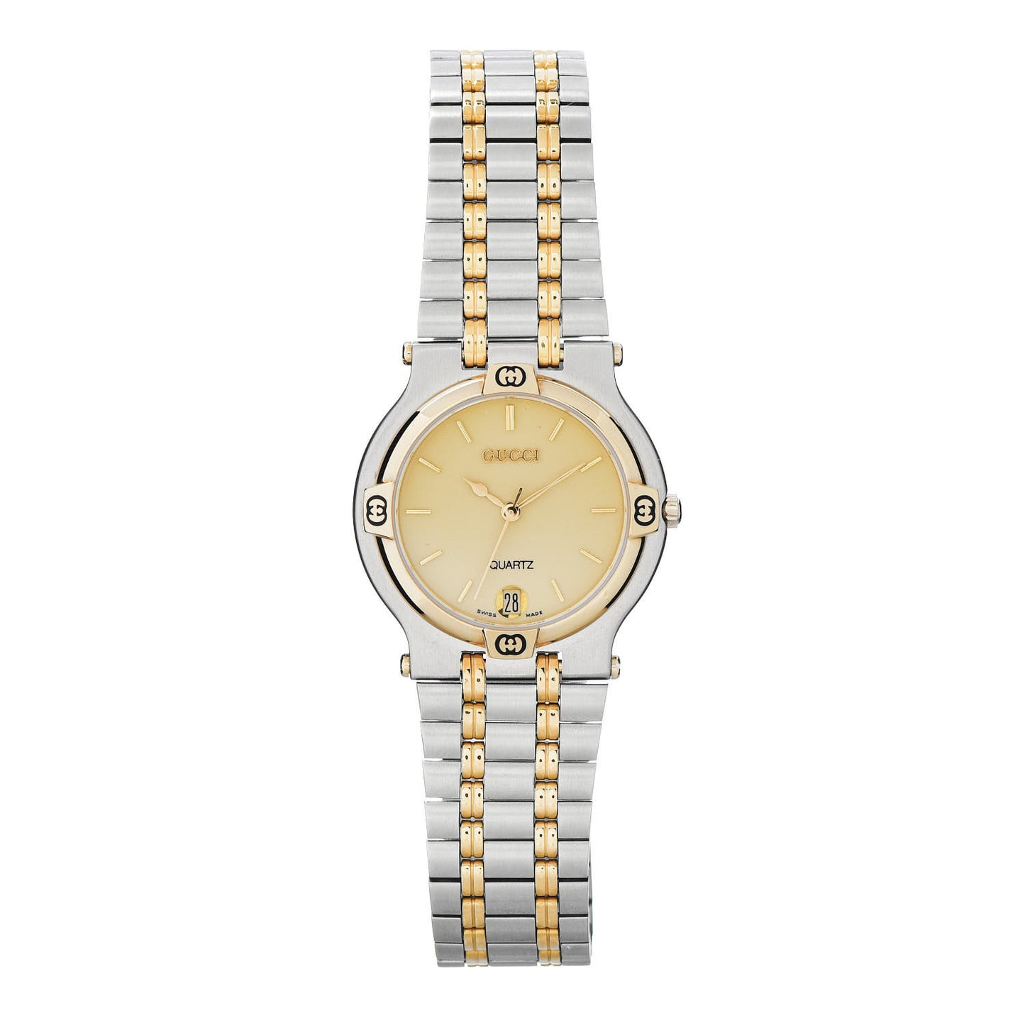 Stainless Steel 32mm 9000M Quartz Watch Gold