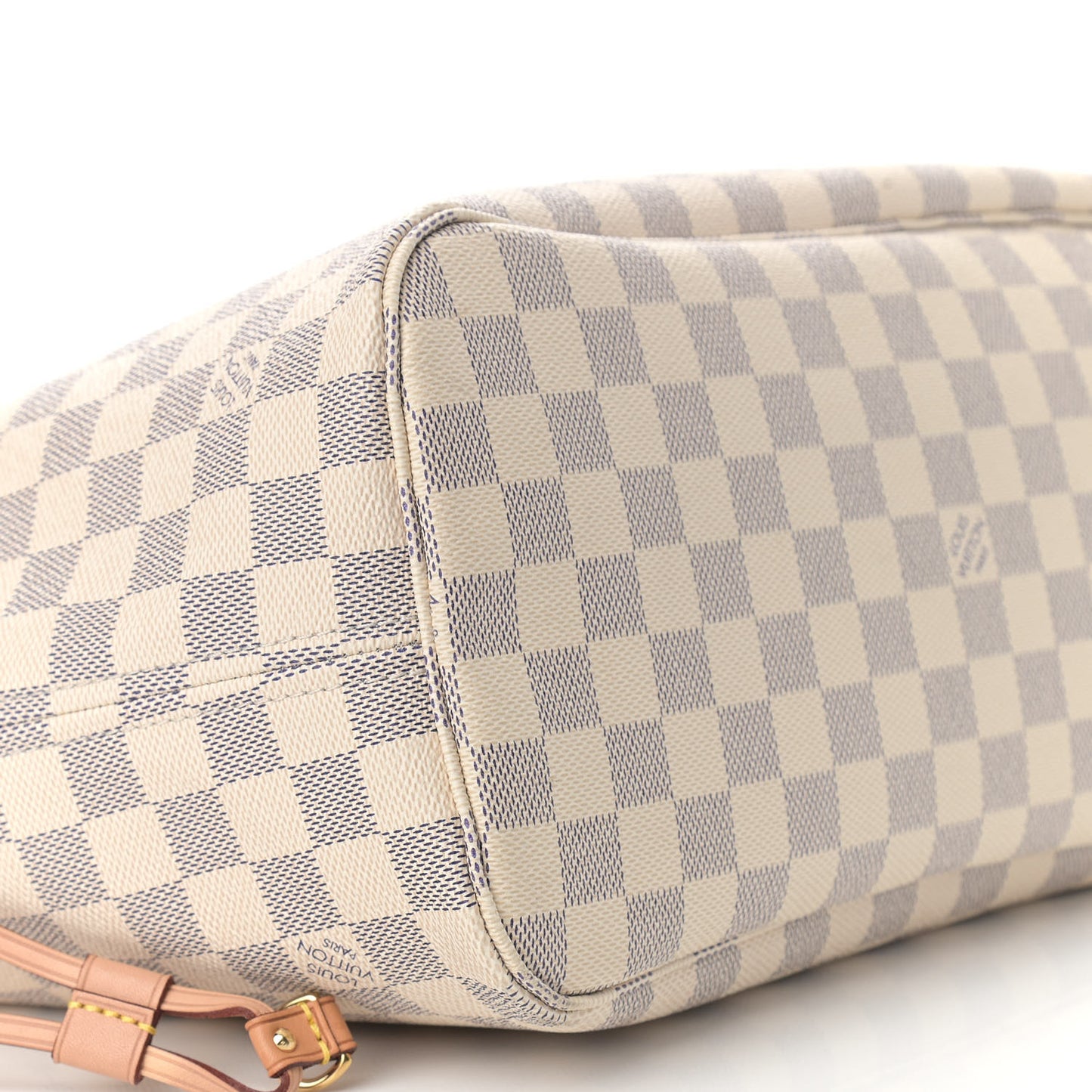 Damier Azur Neo Neverfull MM Rose Ballerine