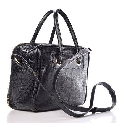 Balenciaga Agneau S Blanket Square Tote Black 3 of 7