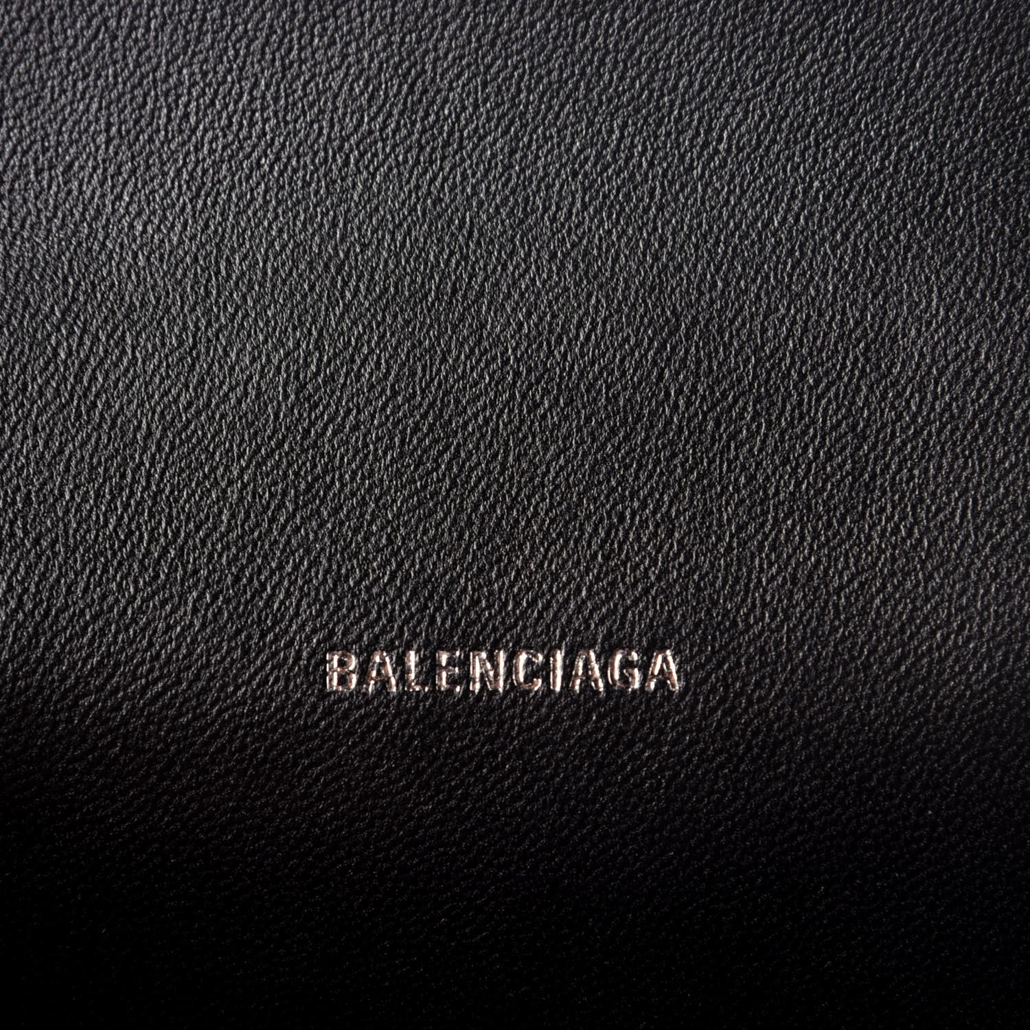 Balenciaga Grained Calfskin Hourglass Top Handle Bag XS Black 6 of 10