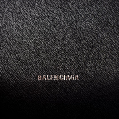 Balenciaga Grained Calfskin Hourglass Top Handle Bag XS Black 6 of 10