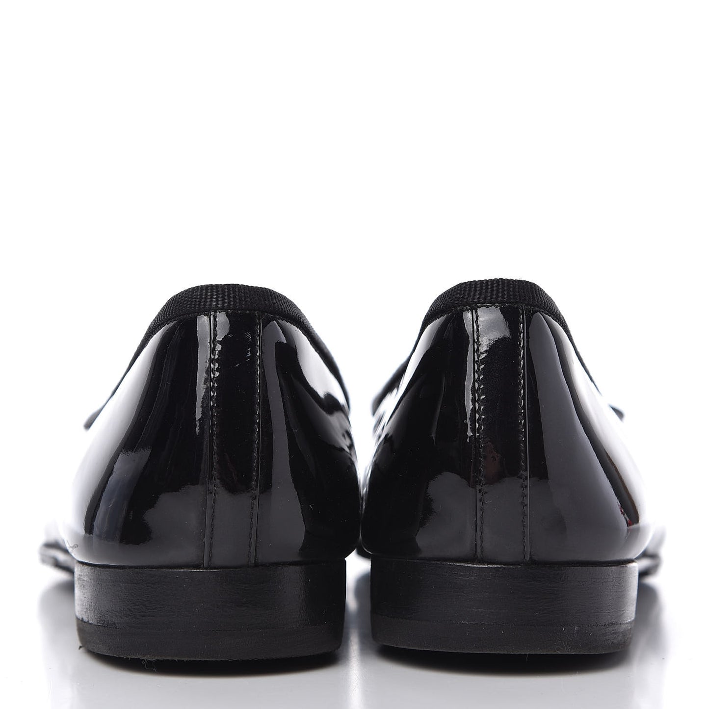 Patent CC Cap Toe Ballerina Flats 37.5 Black