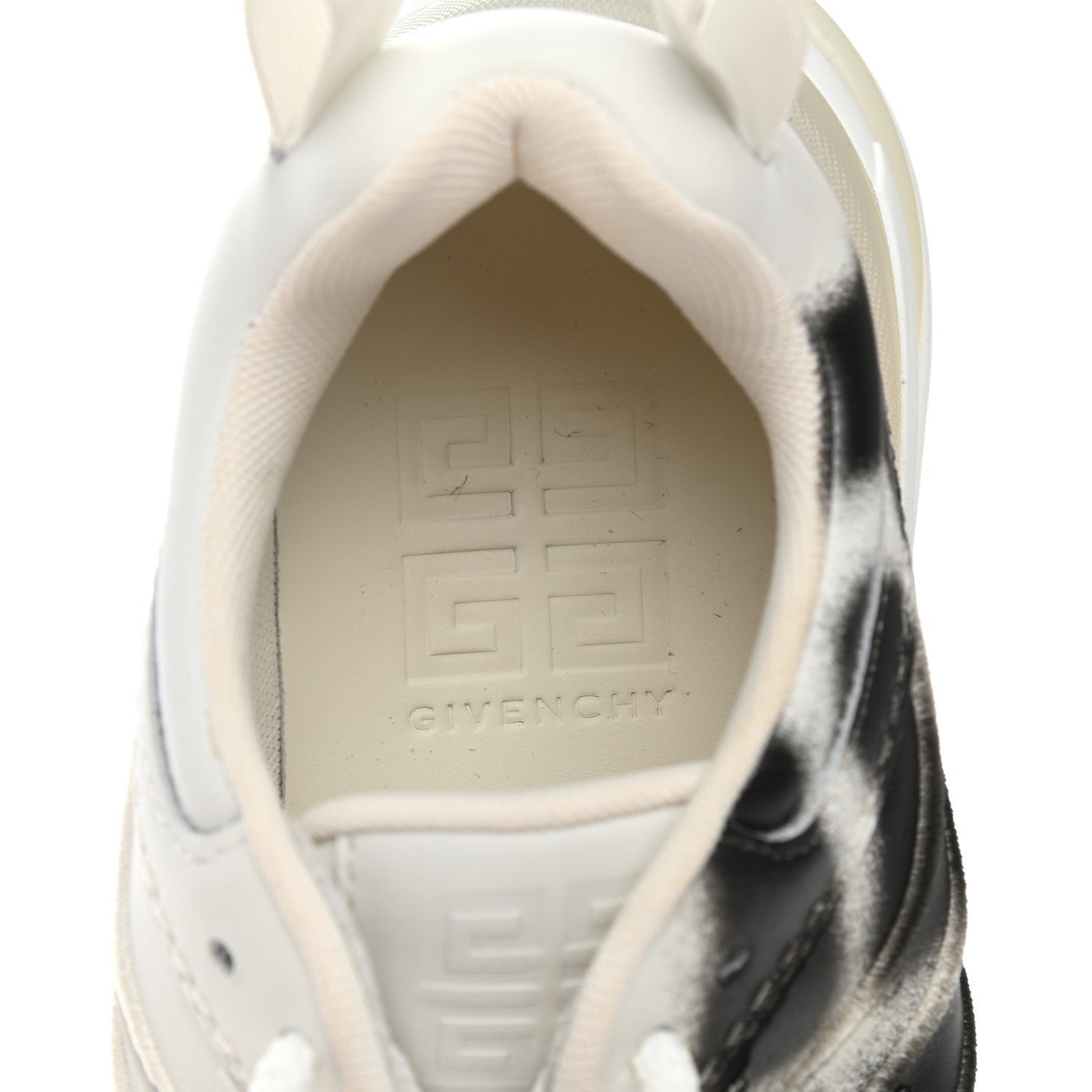 Givenchy X CHITO Calfskin GIV 1 Runners Sneakers 37.5 White Black 8 of 10