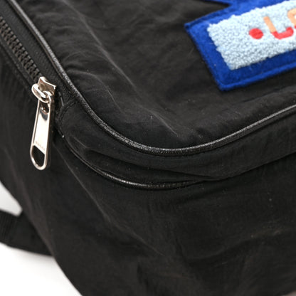 Gucci Nylon Twill 80s Logo Patch Backpack Black 10 of 11