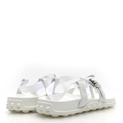 Hermes Calfskin Womens Inboard Sandals 38 White 4 of 7