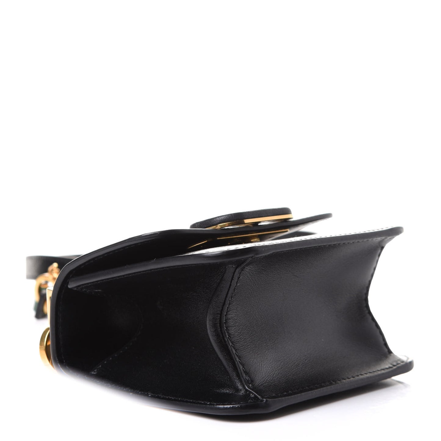 Smooth Calfskin Micro VSling Shoulder Bag Black