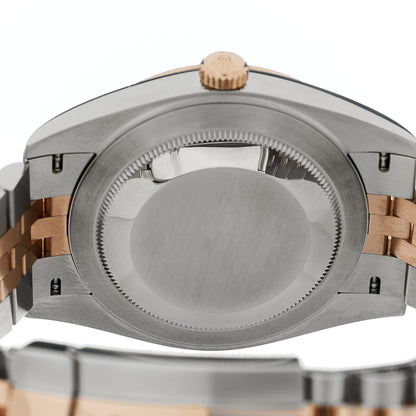 Rolex Stainless Steel 18K Everose Gold 41mm Oyster Perpetual Datejust Watch Chocolate 126331 4 of 5