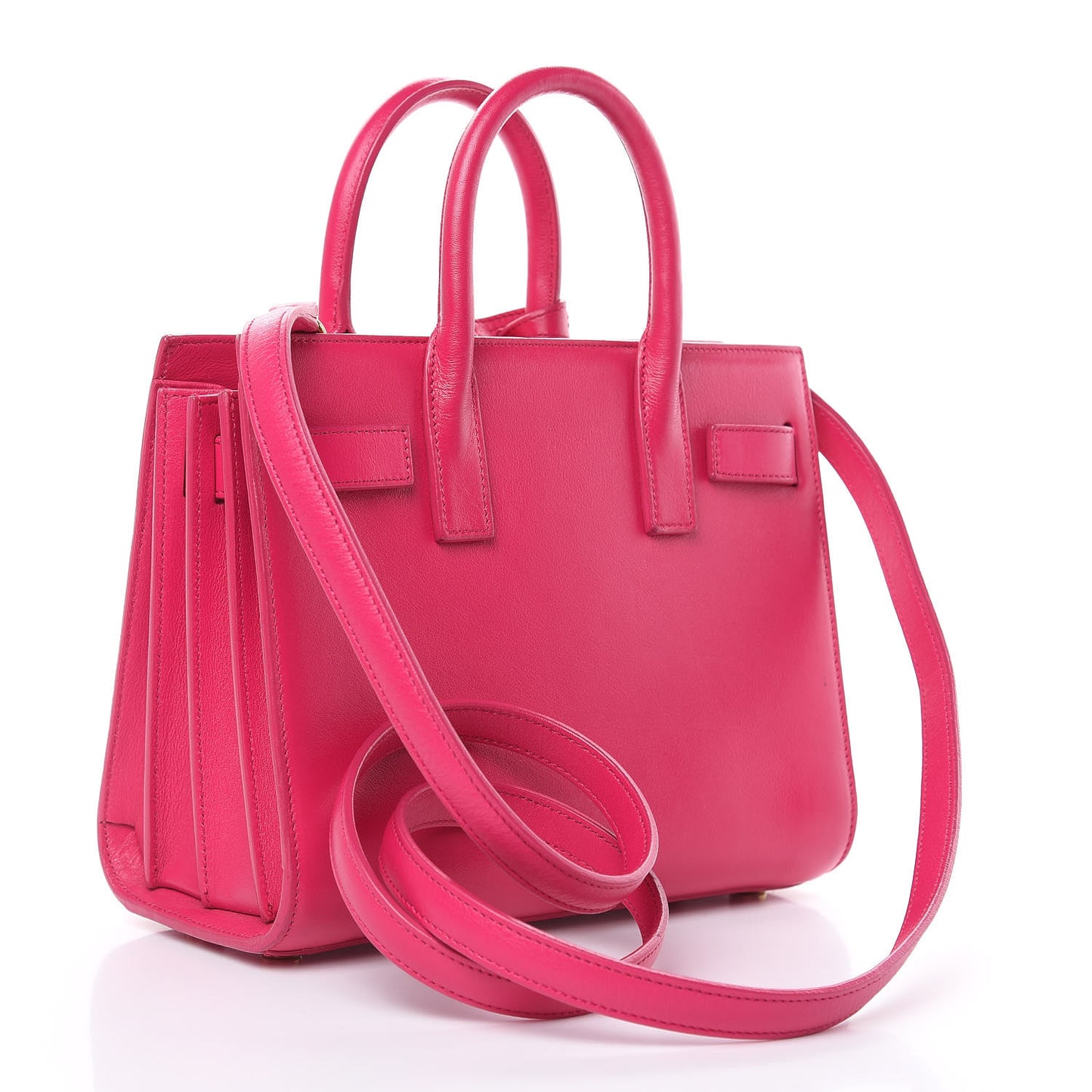 Calfskin Nano Sac De Jour Lipstick Fuchsia