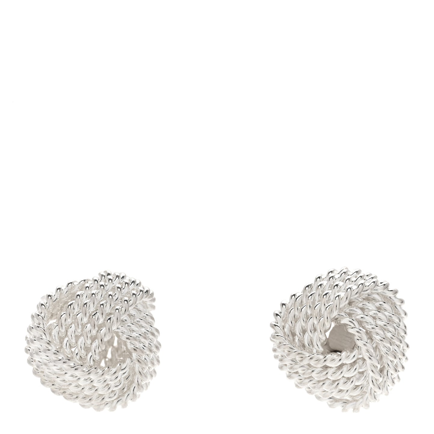 Sterling Silver Twist Knot Earrings