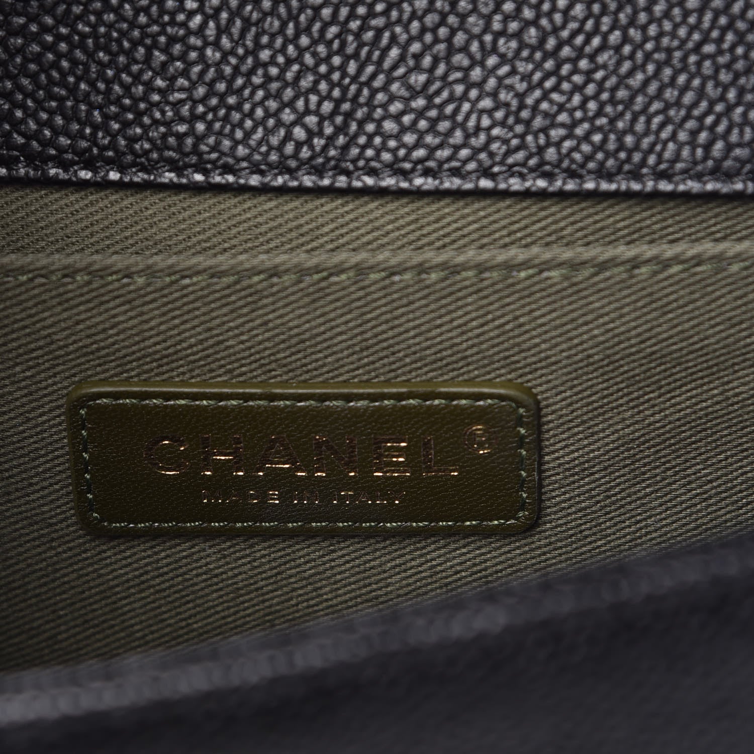 Chanel Caviar Quilted Medium Boy Flap Black 8 of 10