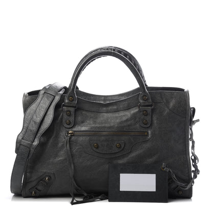 Balenciaga Agneau Classic Hardware City Anthracite 1 of 14