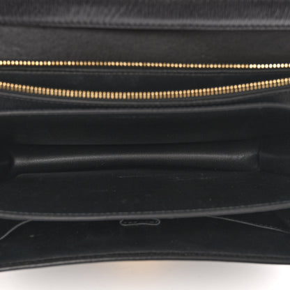 Celine Liege Calfskin Medium Classic Box Flap Bag Black 5 of 11