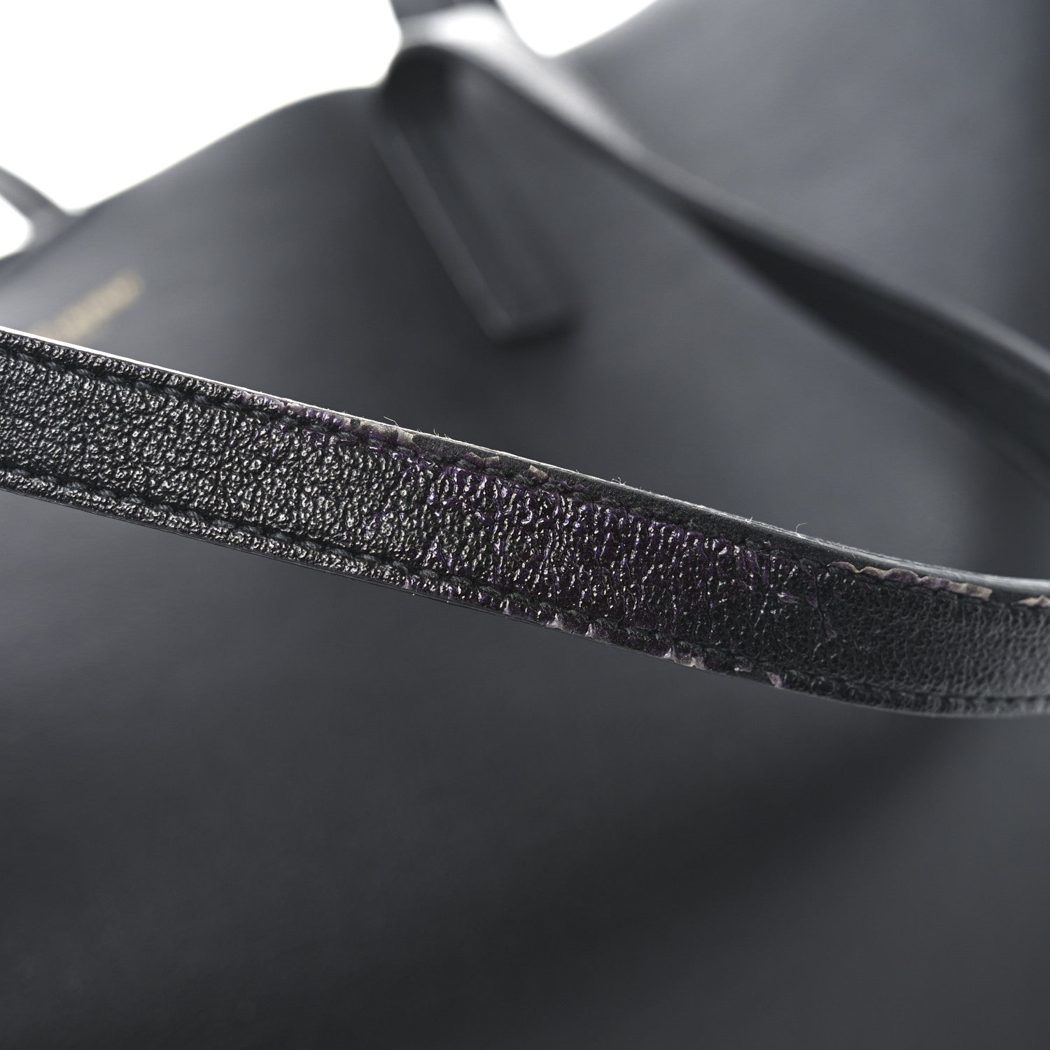 Saint Laurent Calfskin Large Shopping Tote Black 11 of 11
