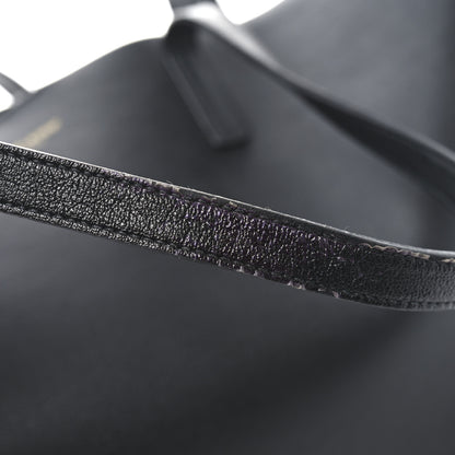 Saint Laurent Calfskin Large Shopping Tote Black 11 of 11