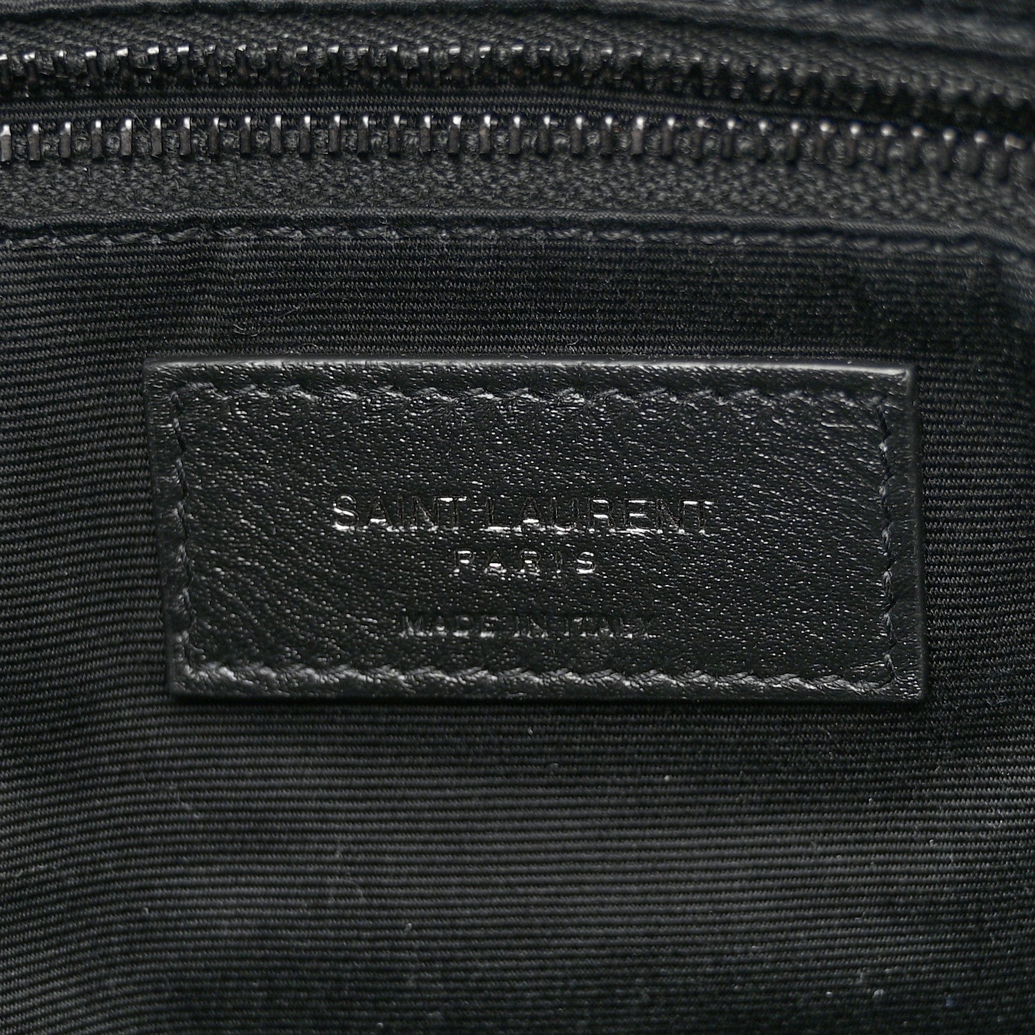 Saint Laurent Crinkled Calfskin Matelasse Monogram Large Niki Shopper Tote Black 6 of 12