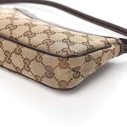 Gucci Monogram Small Pochette Dark Brown 7 of 8