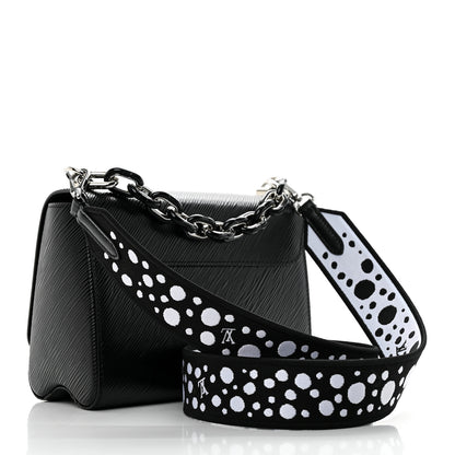 Louis Vuitton LV X YK Epi Infinity Dots Twist Shoulder Bag MM Black 2 of 10