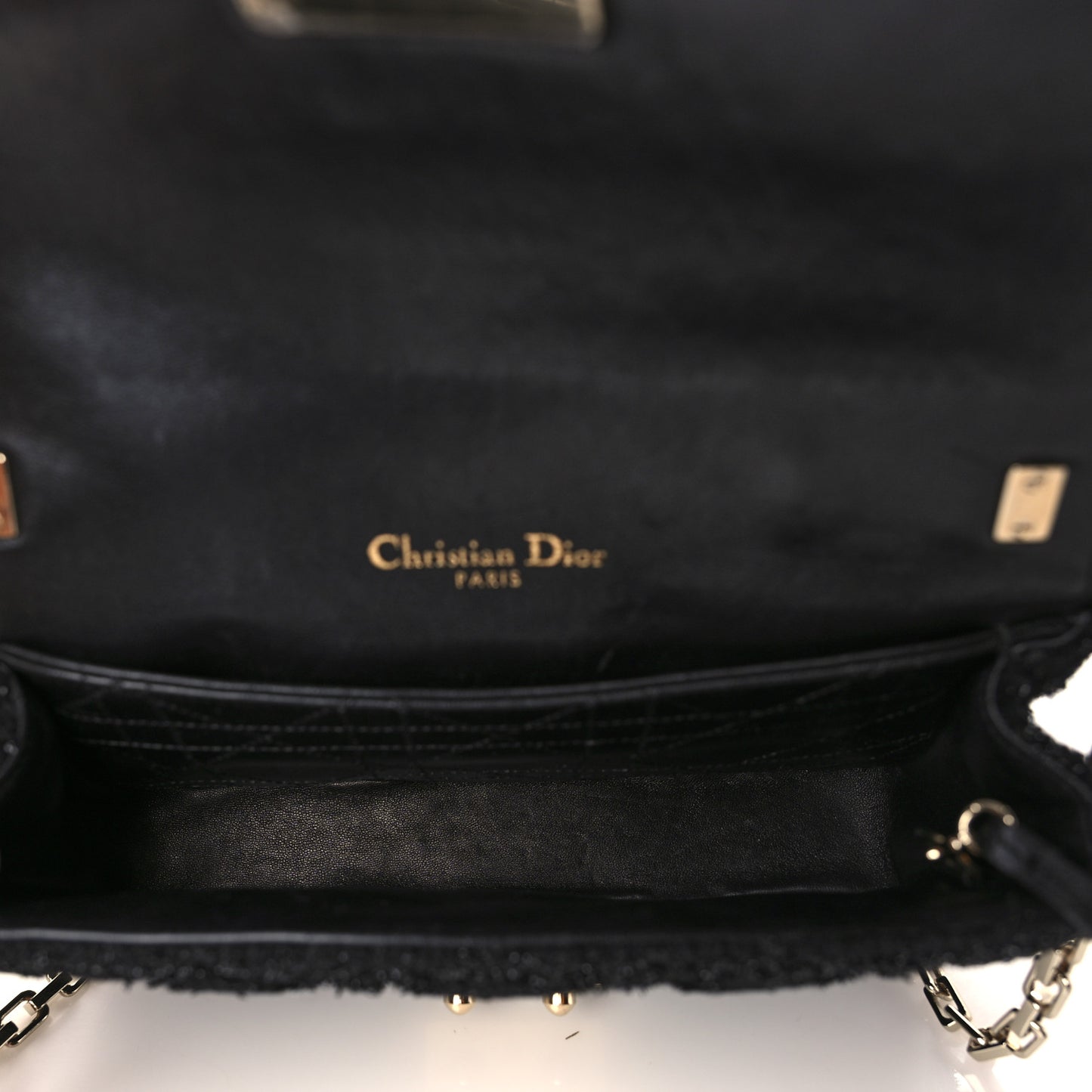 Tweed Miss Dior Pouch Black