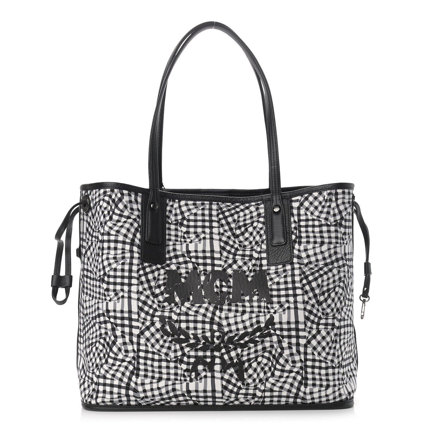 Visetos Medium Liz Reversible Shopper Tote Black