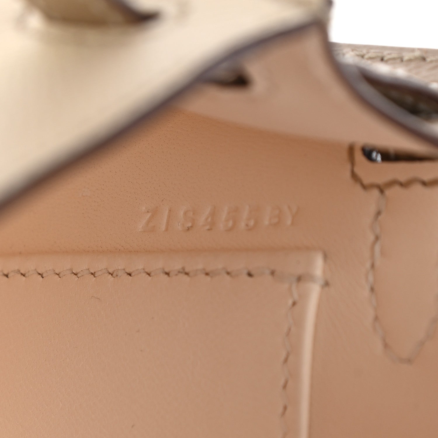 Hermes Epsom Horseshoe Mini Kelly Sellier 20 Craie Etain 7 of 11