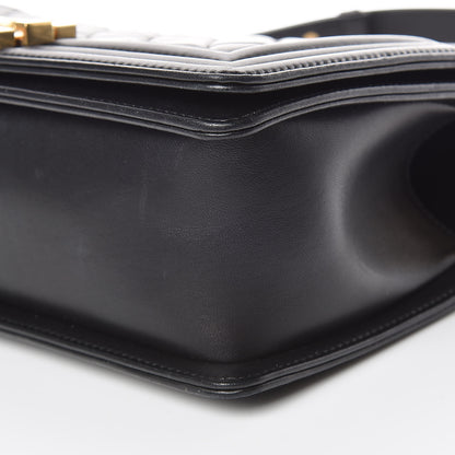 Chanel Lambskin Quilted Medium Boy Flap Black 9 of 11