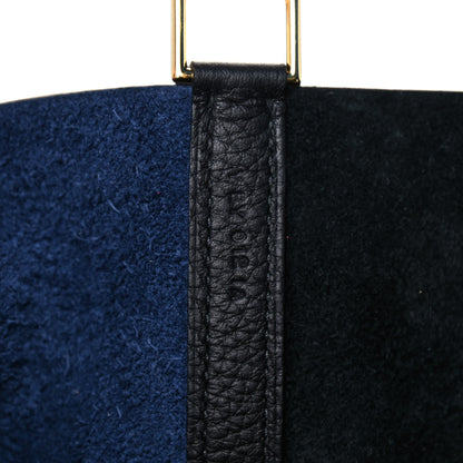 Hermes Taurillon Clemence Casaque Picotin Lock 22 MM Bleu Nuit Black Blue Frida 7 of 11