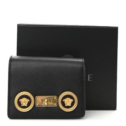 Versace Calfskin Mini Icon Handbag Black 10 of 10