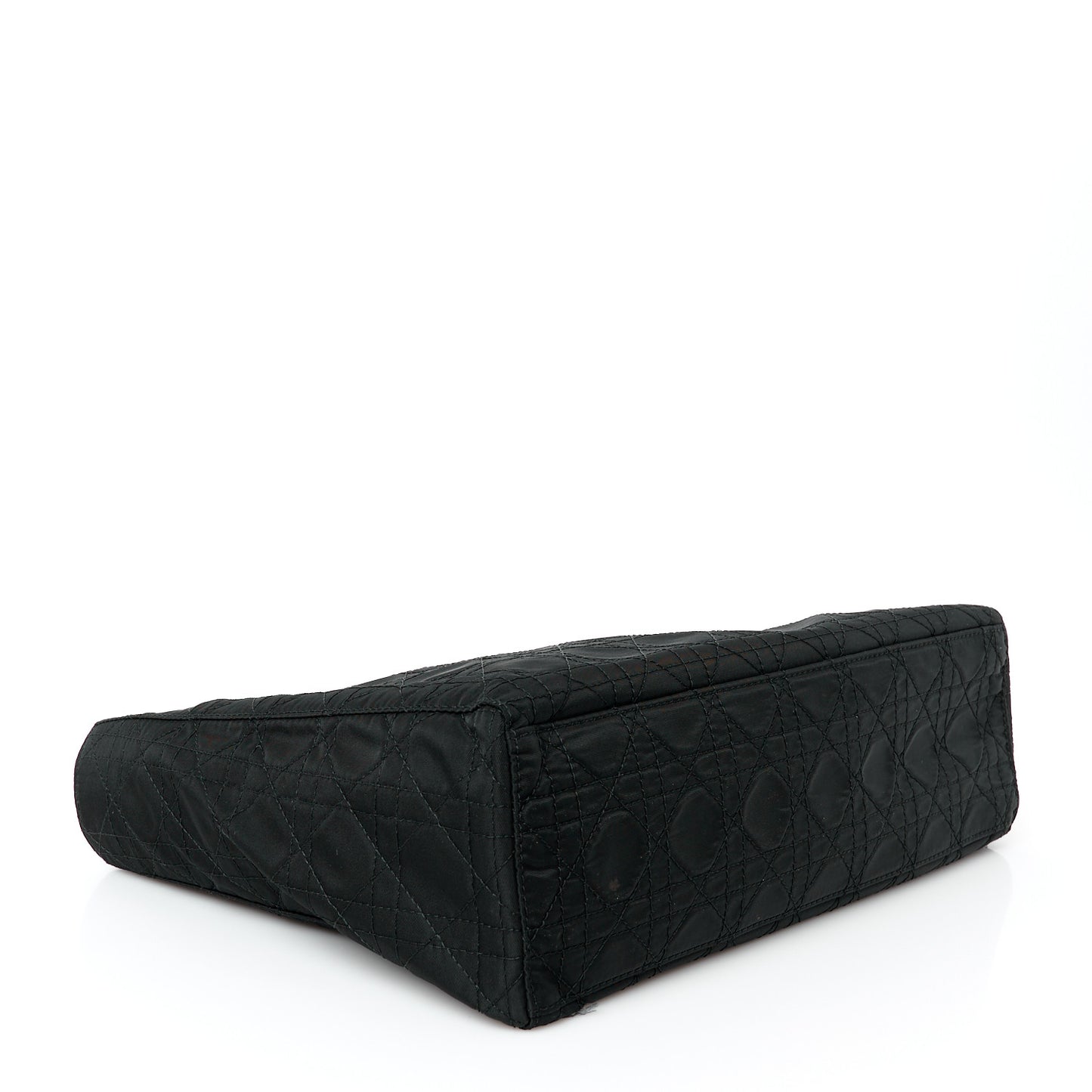 Nylon Cannage Large Lady Dior Black