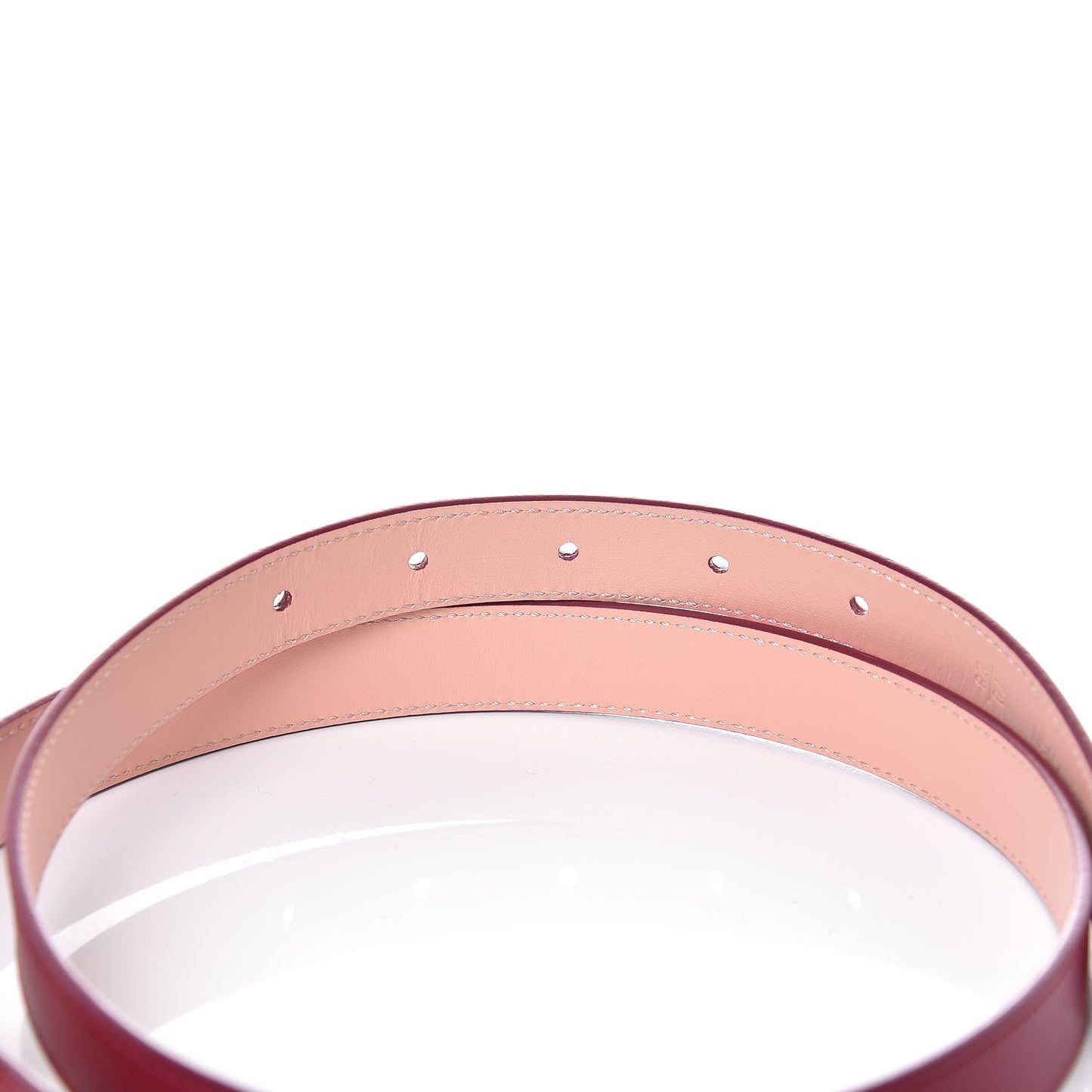 Calfskin 20mm LV Initiales Belt 70 28 Fuchsia