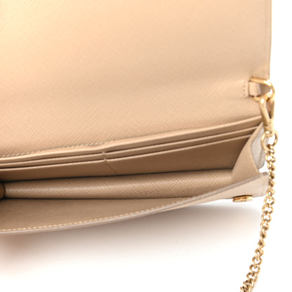 Prada Saffiano Metal Mini Crossbody Bag Cipria 5 of 10