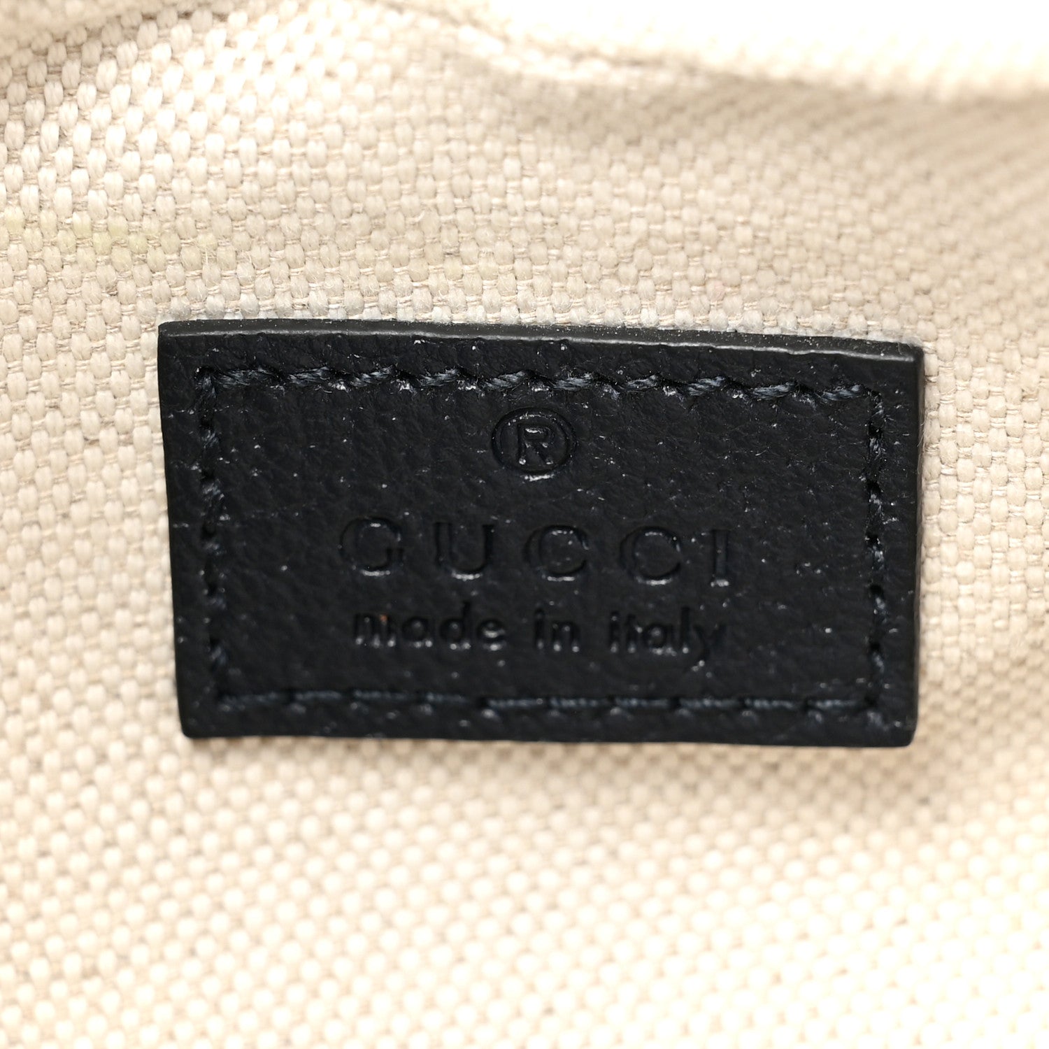 Gucci GG Supreme Monogram Textured Calfskin Web Small Attache Shoulder Bag Beige Blue 6 of 11