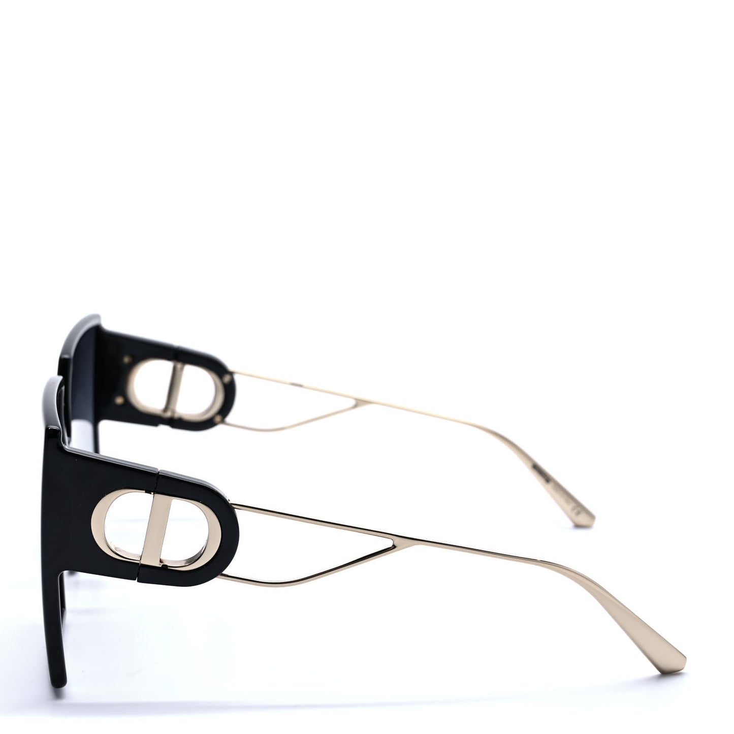 Square 30 Montaigne Sunglasses Black