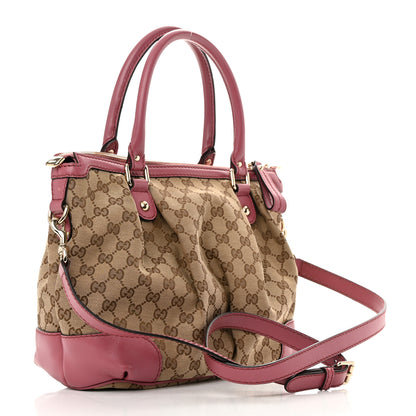 Gucci Monogram Medium Sukey Top Handle Peonia Flower 3 of 17