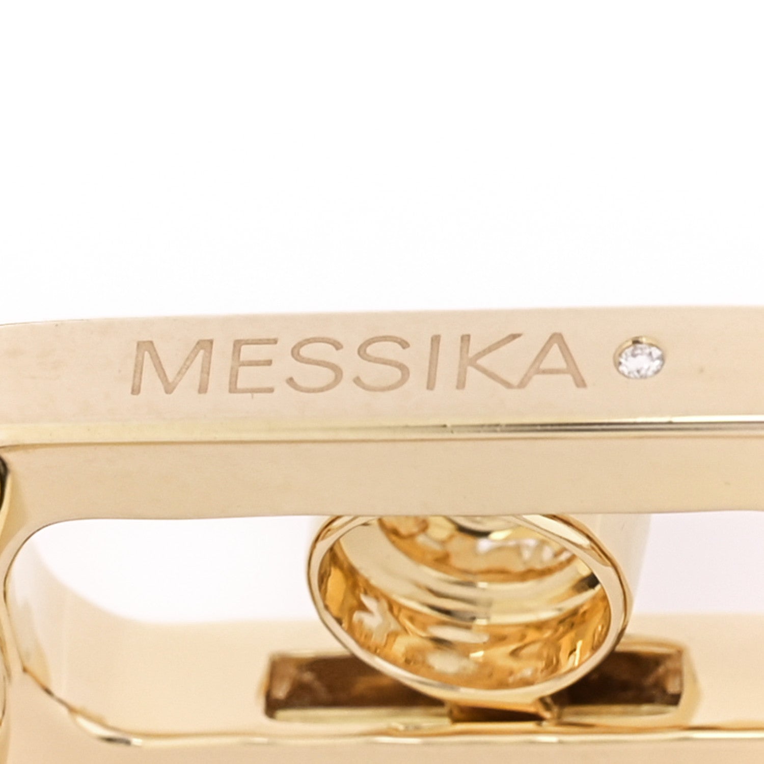 Messika 18K Yellow Gold Diamond So Move Ring 55 7.25 5 of 7