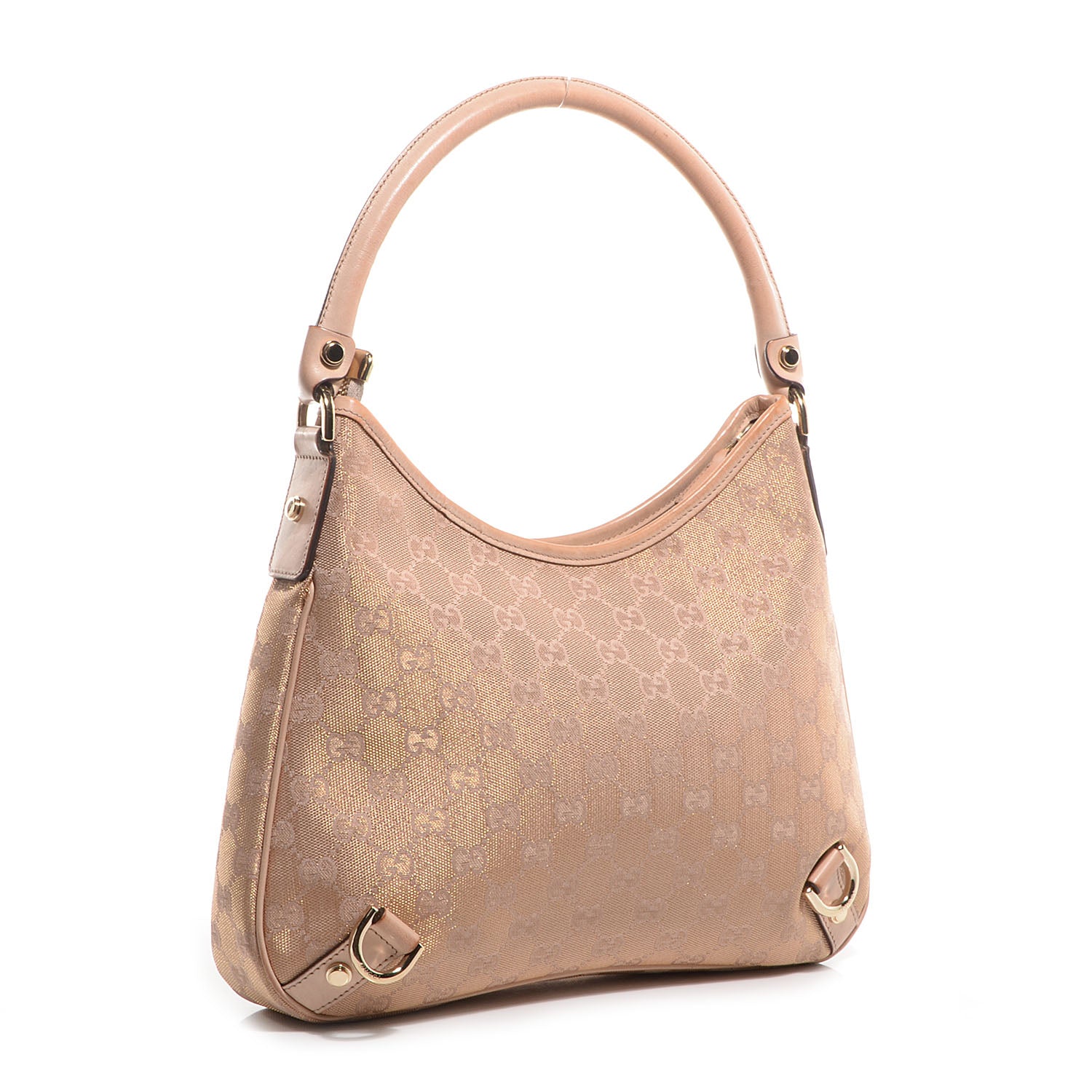 Gucci Monogram Abbey D Ring Hobo Pink 3 of 7