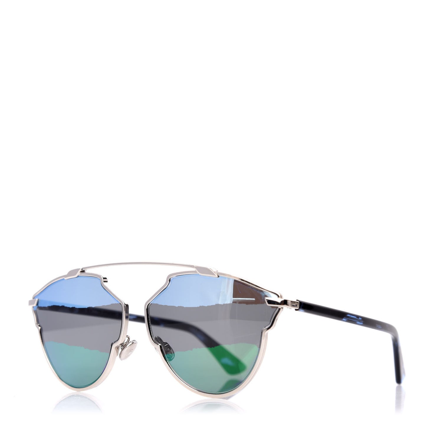 Acetate Metal So Real A Sunglasses Blue Multicolor