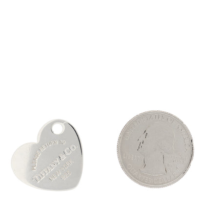 Tiffany Sterling Silver Return to Tiffany Heart Tag Charm 2 of 4