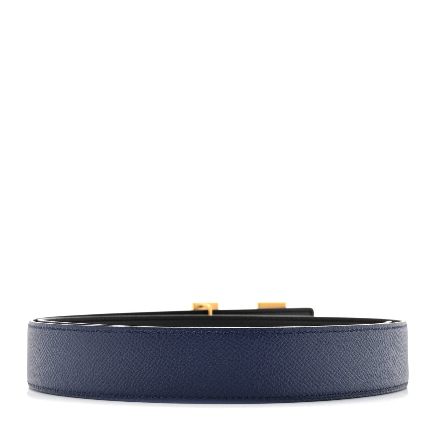 Swift Epsom 32mm H Belt 95 38 Black Bleu Saphir