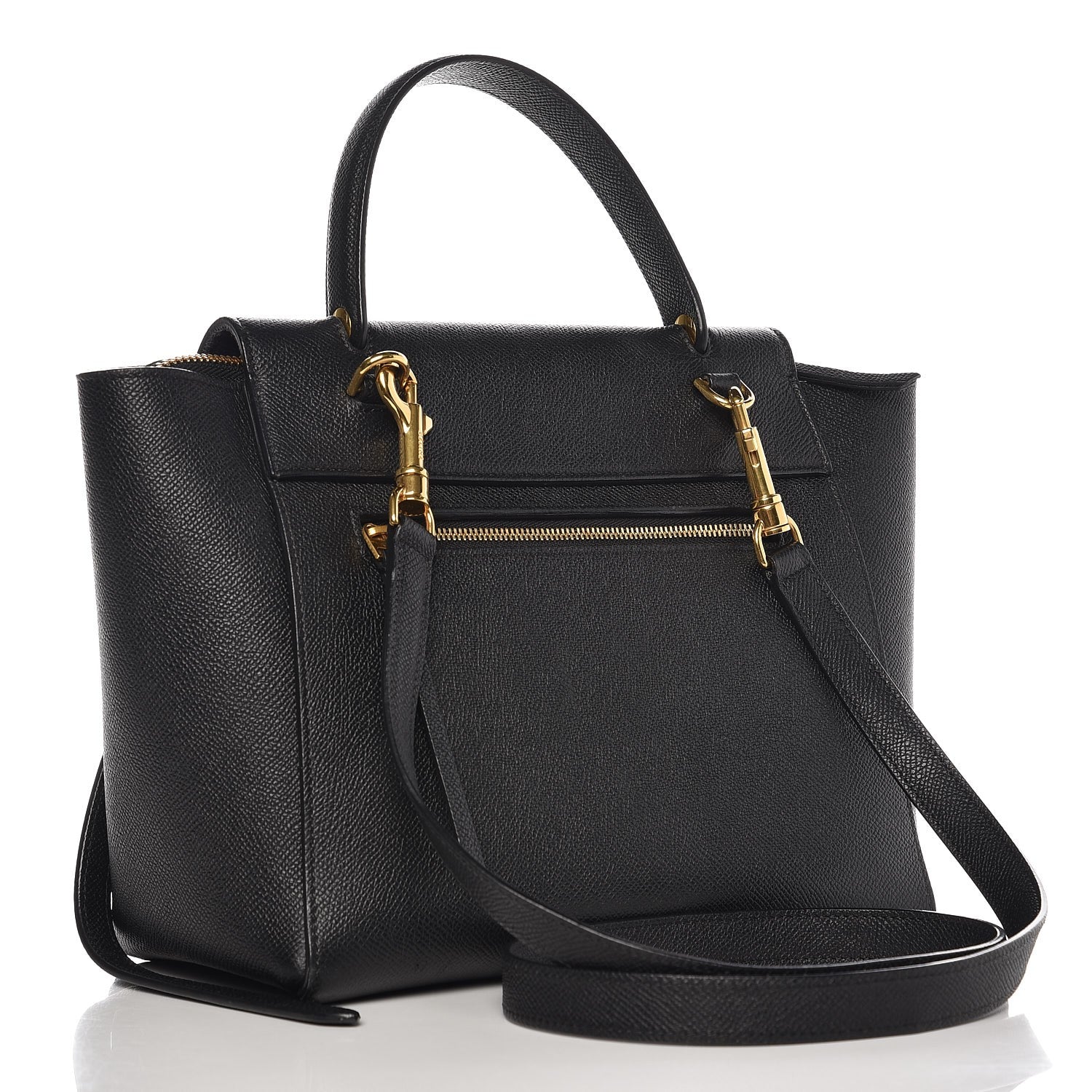 Celine Grained Calfskin Micro Belt Bag Black 4 of 9