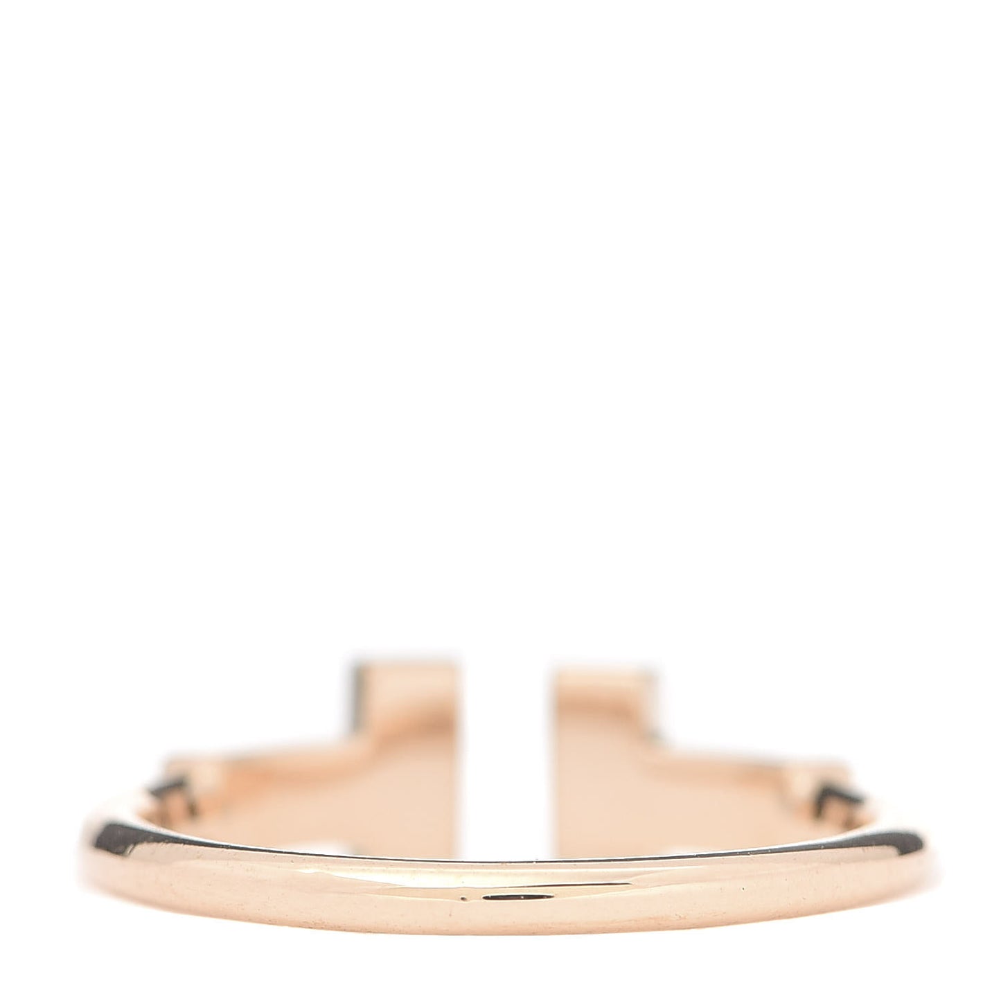 18K Rose Gold Diamond T Wire Ring 47 4