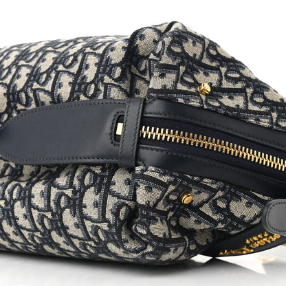 Christian Dior Oblique Small D-Journey Bag Blue 10 of 10