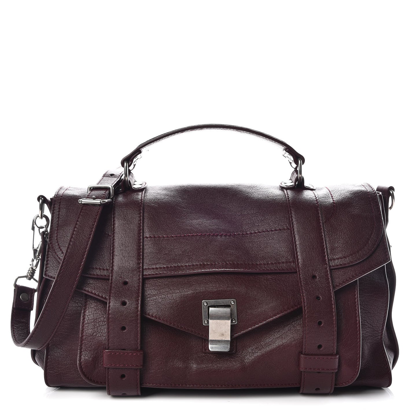 Lambskin Medium PS1 Satchel Oxblood