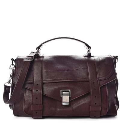 Proenza Schouler Lambskin Medium PS1 Satchel Oxblood 1 of 10