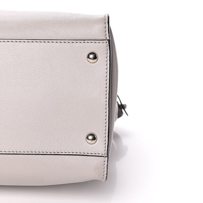 Fendi Vitello Dolce Shiny Nappa Large Peekaboo Iconic Satchel Grey 7 of 11