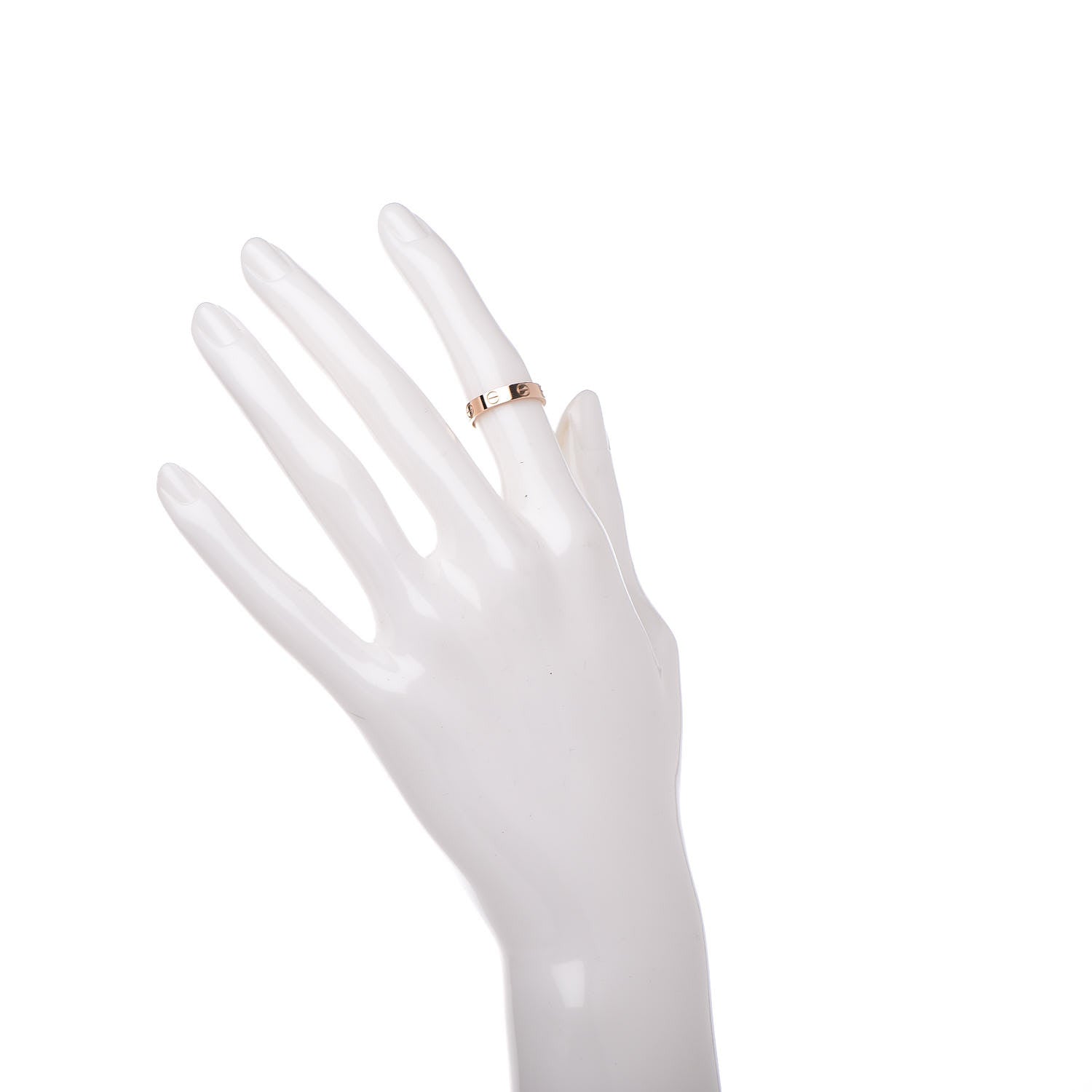 Cartier 18K Pink Gold 3.5mm LOVE Wedding Band Ring 48 4.5 2 of 4