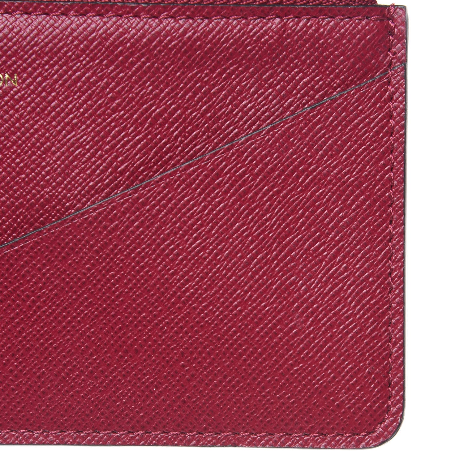 Louis Vuitton Calfskin Jeanne Wallet Zippered Insert Fuchsia 7 of 7