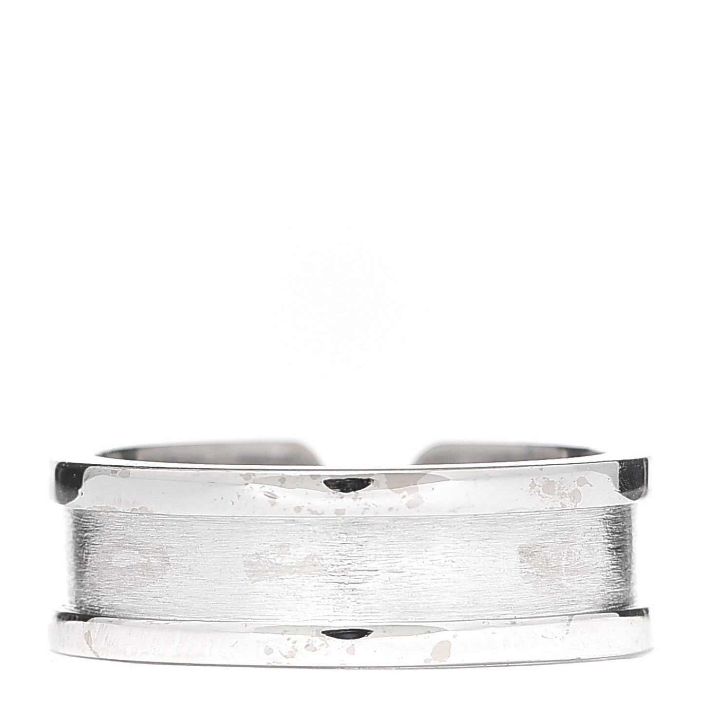 18K White Gold 6.5mm C De Cartier Ring 53 6.5