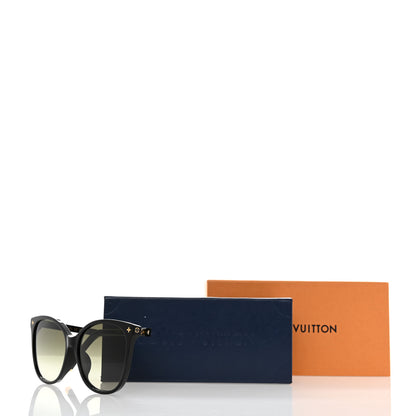 Louis Vuitton Acetate My Monogram Light Cat Eye Sunglasses Z1657E Black 7 of 7