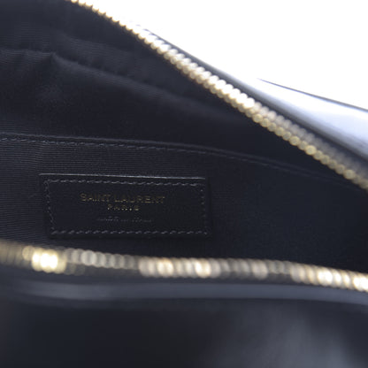 Saint Laurent Calfskin Matelasse Monogram Lou Camera Bag Black 6 of 9