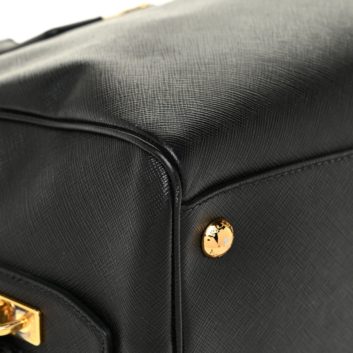 Prada Saffiano Lux Bowler Black 11 of 14